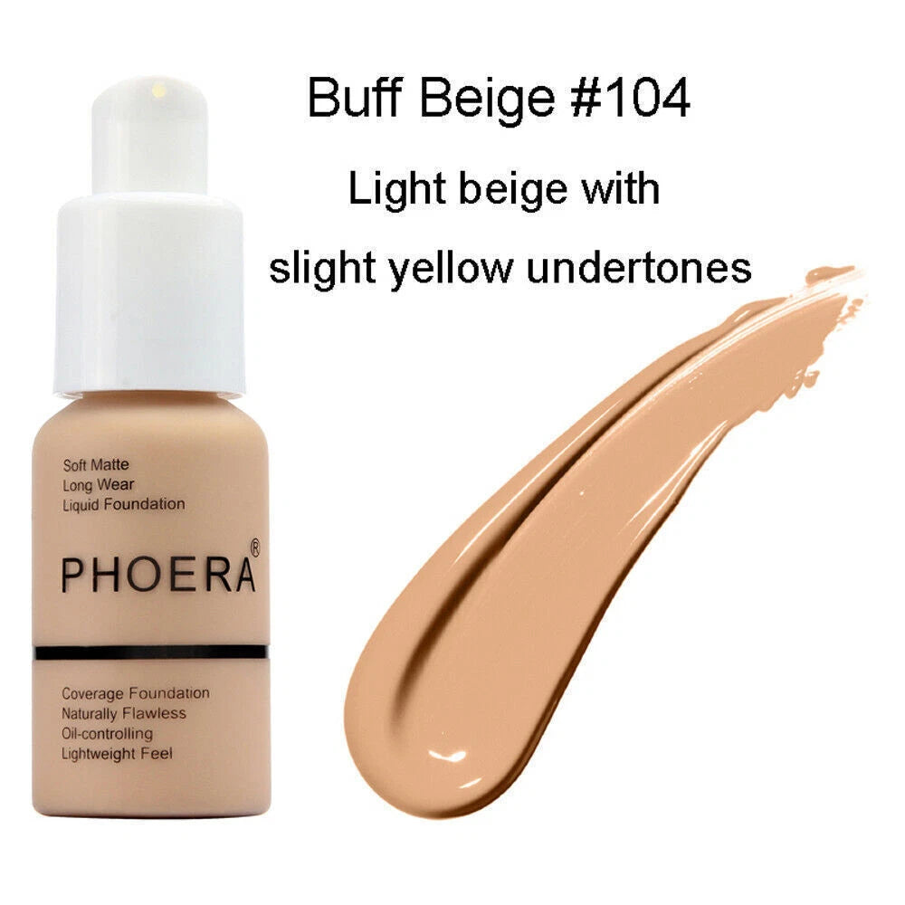 SHINE- Soft Matte Full Coverage Liquid Foundation Concealer