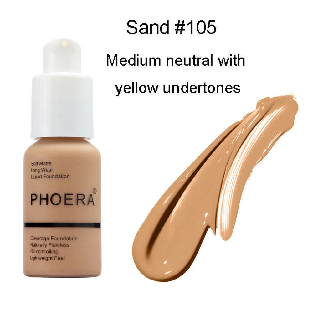 SHINE- Soft Matte Full Coverage Liquid Foundation Concealer