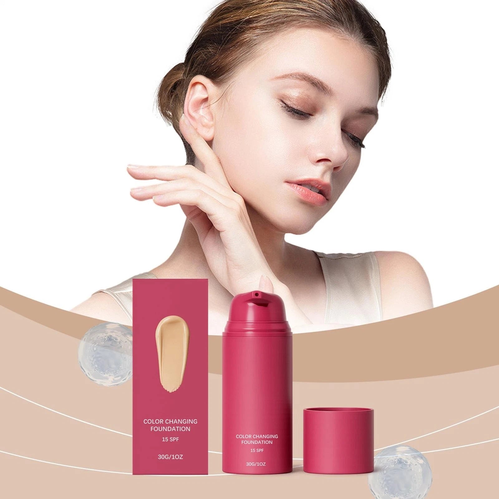 SHINE-Colour changing foundation