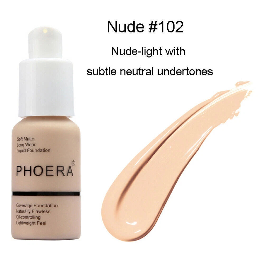 SHINE- Soft Matte Full Coverage Liquid Foundation Concealer