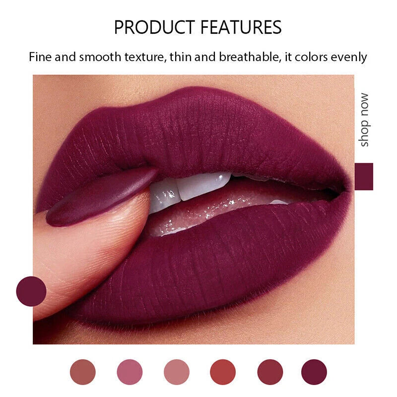 SHINE-Matte Lipstick Waterproof Long Lasting Lip Stick Velvet