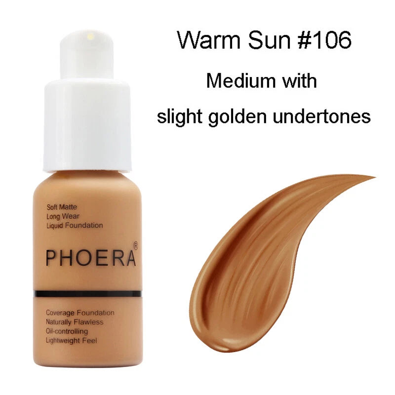 SHINE- Soft Matte Full Coverage Liquid Foundation Concealer