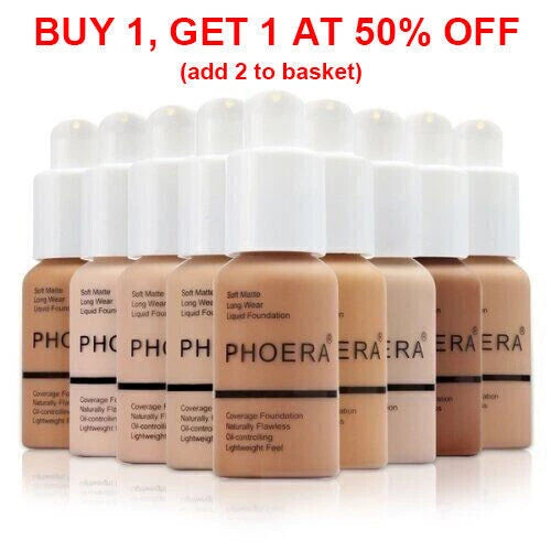SHINE- Soft Matte Full Coverage Liquid Foundation Concealer